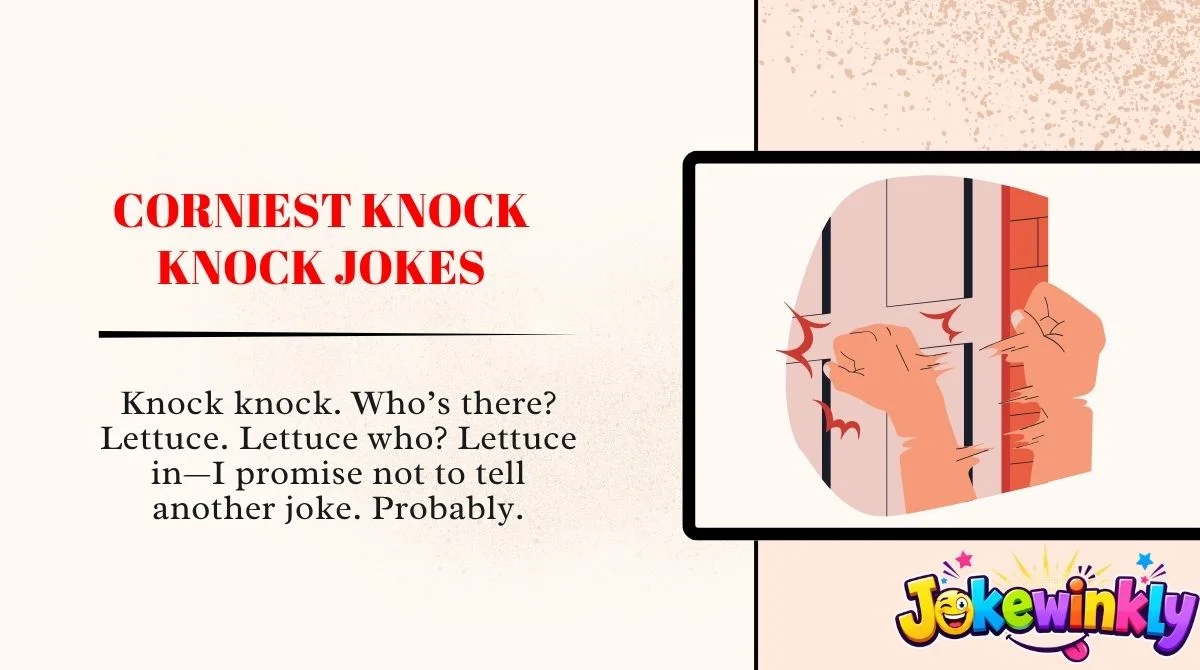 Corniest Knock Knock Jokes