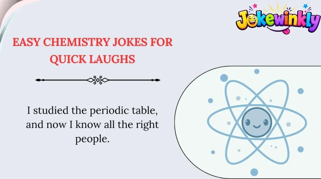 Easy Chemistry Jokes for Quick Laughs
