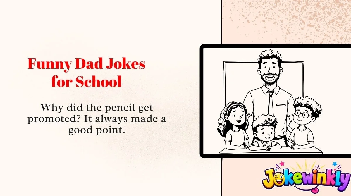 Funny Dad Jokes for School