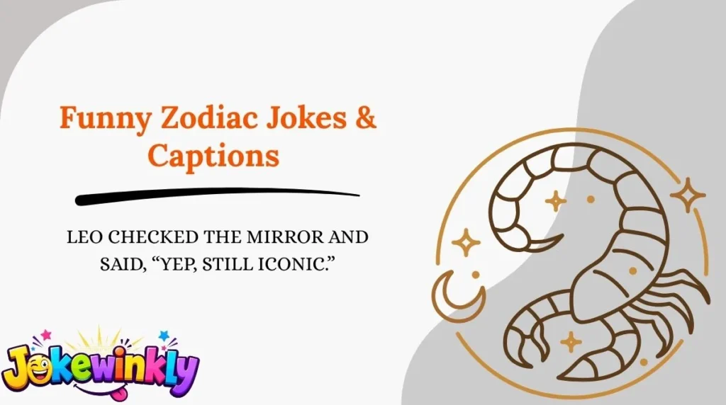 Funny Zodiac Jokes & Captions 