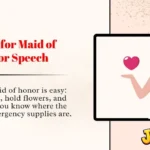 Jokes for Maid of Honor Speech