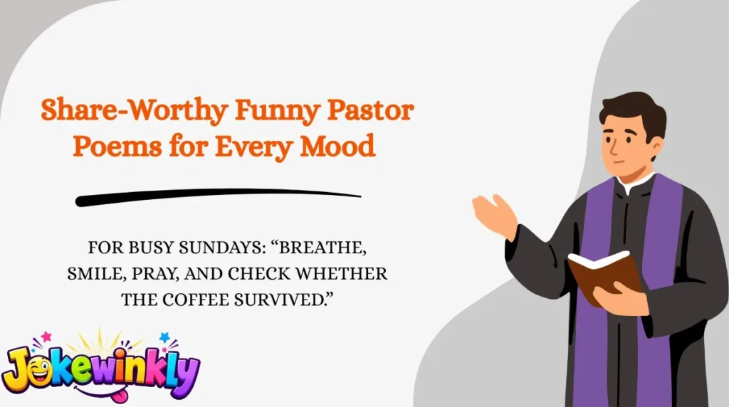 Share-Worthy Funny Pastor Poems for Every Mood