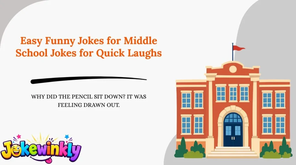 Easy Funny Jokes for Middle School Jokes for Quick Laughs