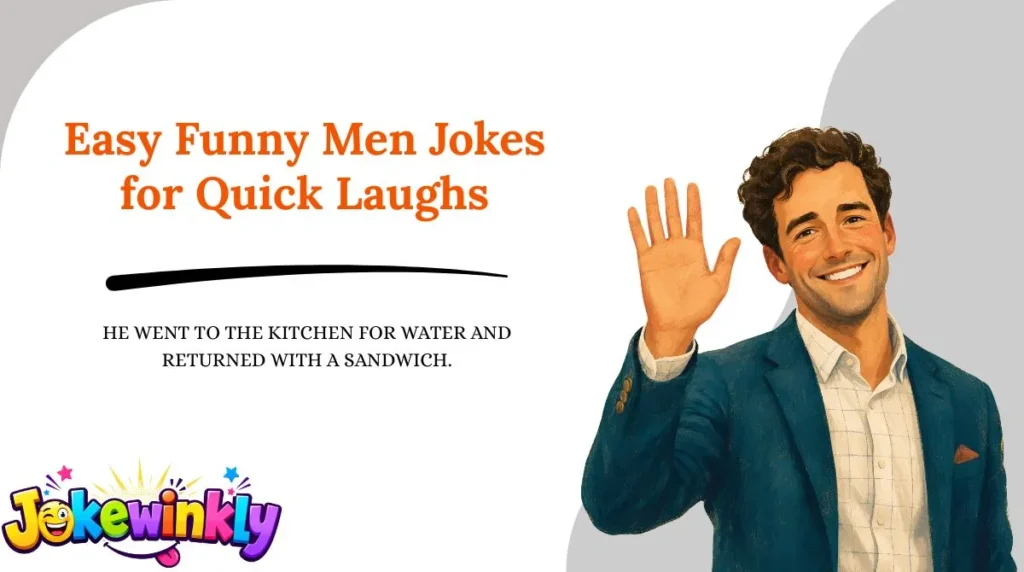 Easy Funny Men Jokes for Quick Laughs