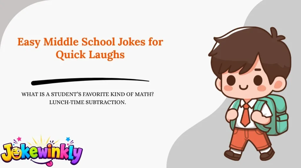 Easy Middle School Jokes for Quick Laughs