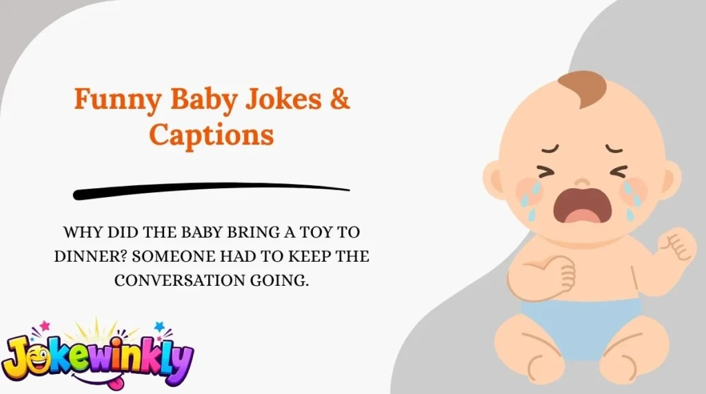 Funny Baby Jokes & Captions 😂