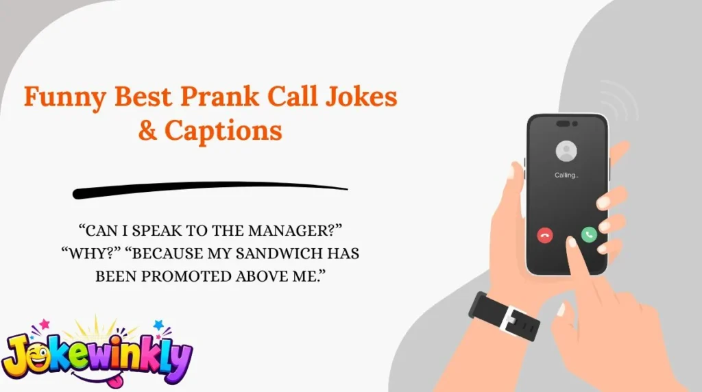Funny Best Prank Call Jokes & Captions 😂