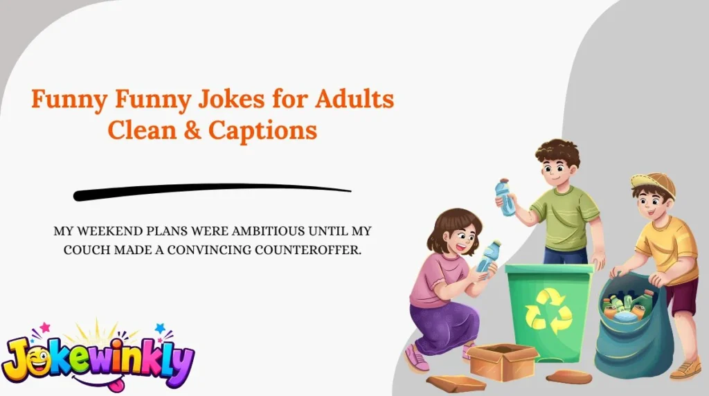 Funny Funny Jokes for Adults Clean & Captions 😂