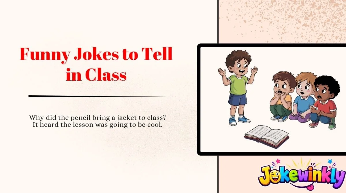 Funny Jokes to Tell in Class