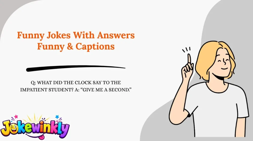 Funny Jokes With Answers Funny & Captions 😂