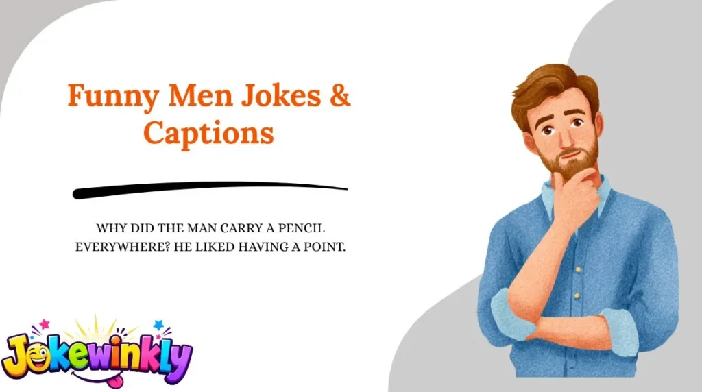 Funny Men Jokes & Captions 😂