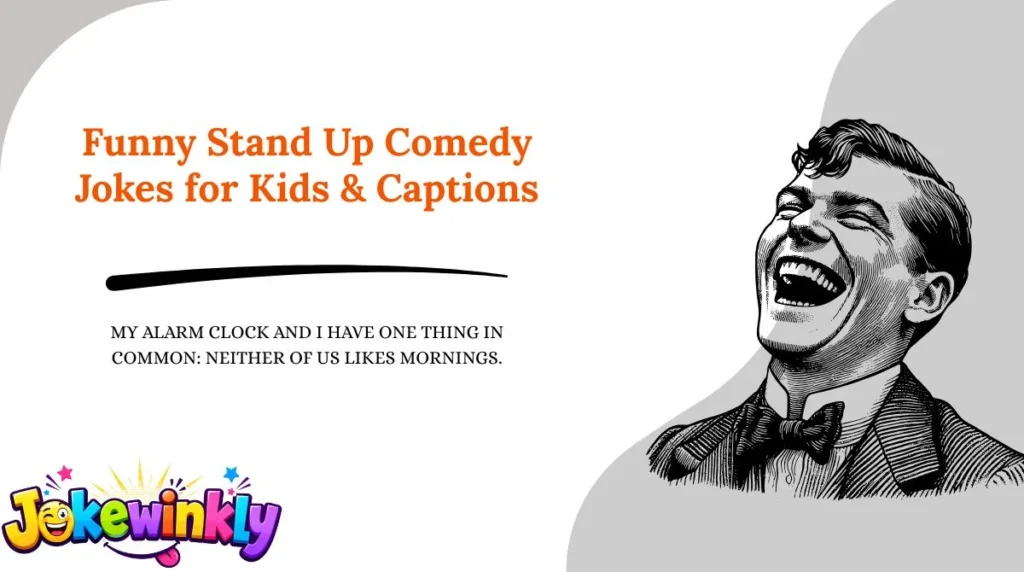Funny Stand Up Comedy Jokes for Kids & Captions 😂