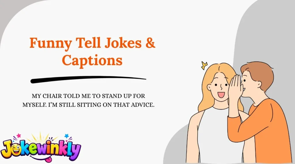 Funny Tell Jokes & Captions 😂