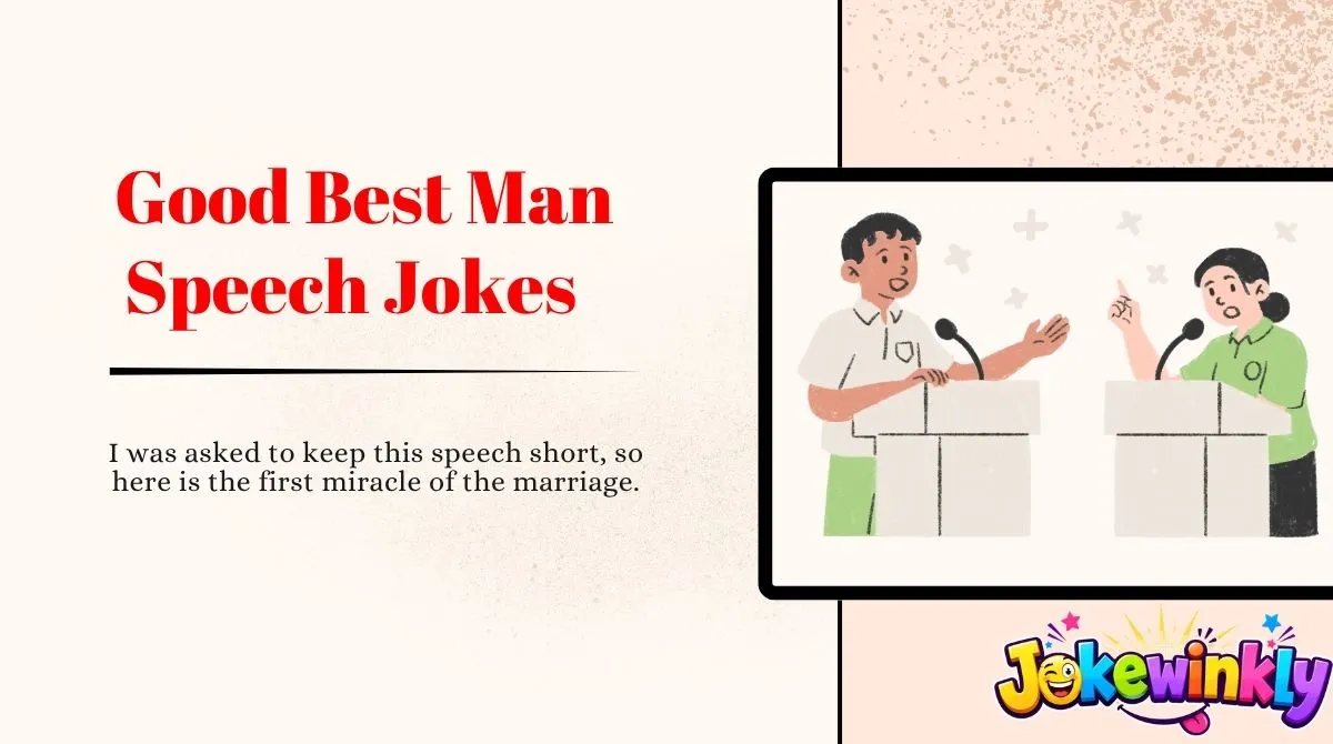 Good Best Man Speech Jokes