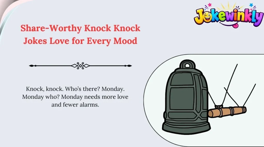 Share-Worthy Knock Knock Jokes Love for Every Mood 🌍