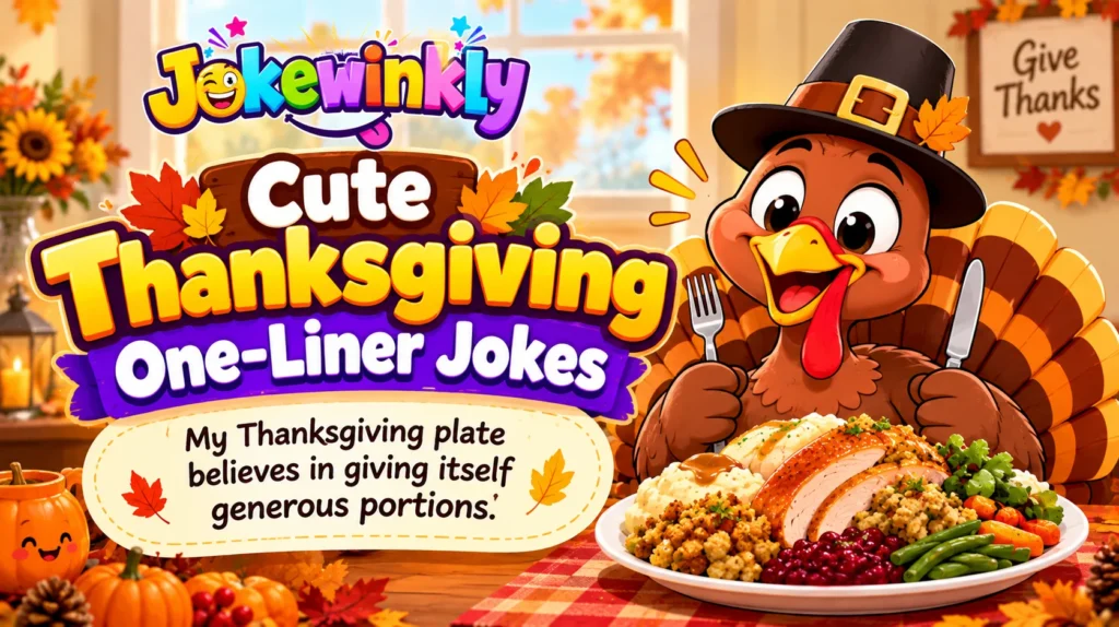 Cute Thanksgiving One-Liner Jokes