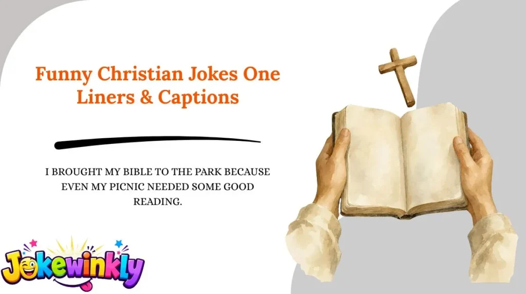 Funny Christian Jokes One Liners & Captions 😂