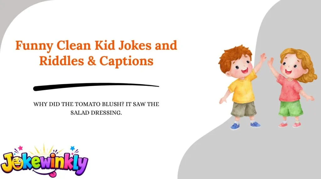 Funny Clean Kid Jokes and Riddles & Captions 😂