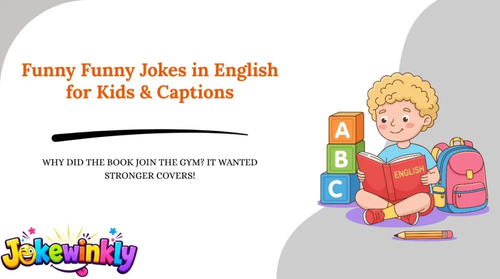 Funny Funny Jokes in English for Kids & Captions 😂