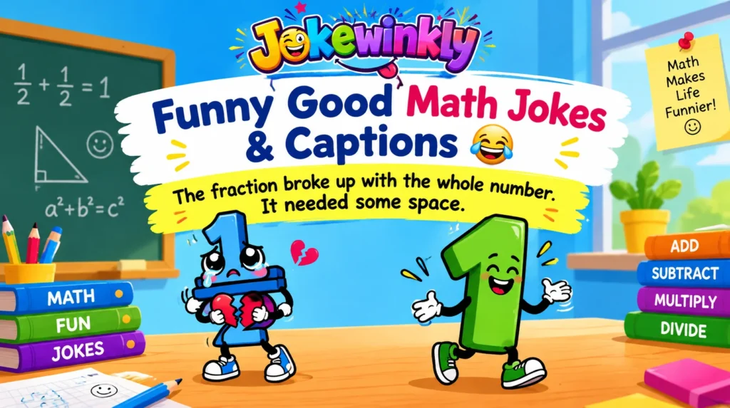 Funny Good Math Jokes & Captions 😂