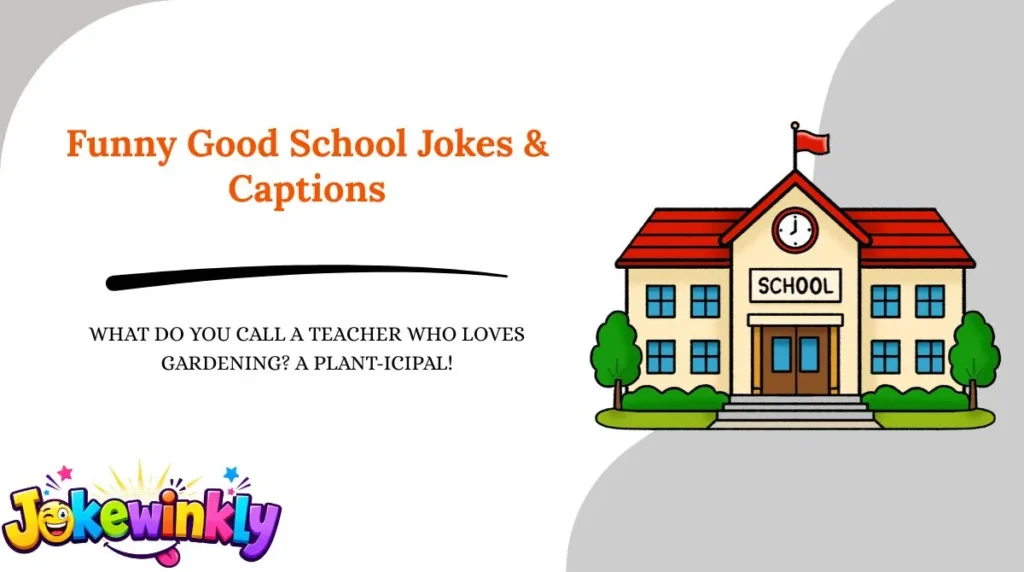 Funny Good School Jokes & Captions 😂