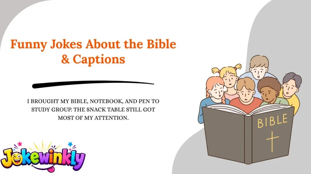 Funny Jokes About the Bible & Captions 😂