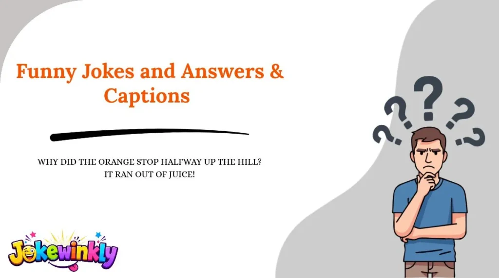 Funny Jokes and Answers & Captions 😂