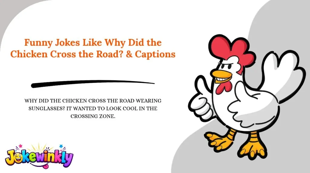 Funny Jokes Like Why Did the Chicken Cross the Road? & Captions ๐