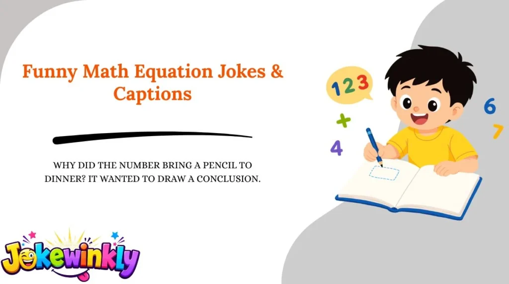 Funny Math Equation Jokes & Captions 😂