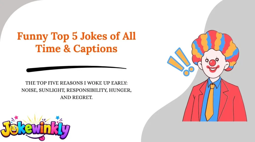 Funny Top 5 Jokes of All Time & Captions 😂