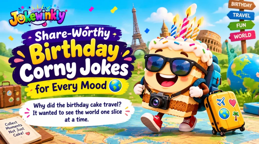Share-Worthy Birthday Corny Jokes for Every Mood 🌍