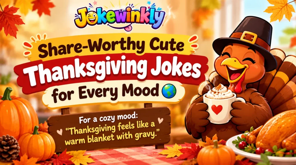 Share-Worthy Cute Thanksgiving Jokes for Every Mood 🌍
