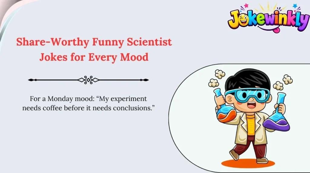 Share-Worthy Funny Scientist Jokes for Every Mood 🌍