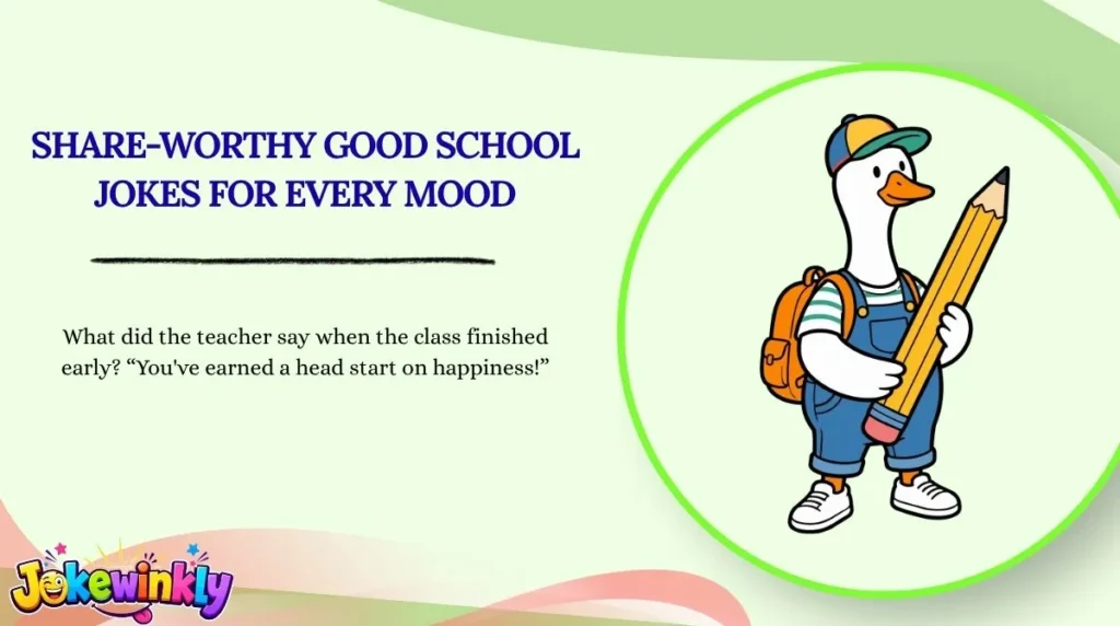 Share-Worthy Good School Jokes for Every Mood 🌍