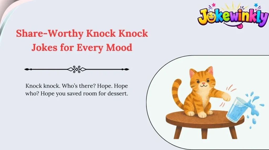 Share-Worthy Knock Knock Jokes for Every Mood 🌍