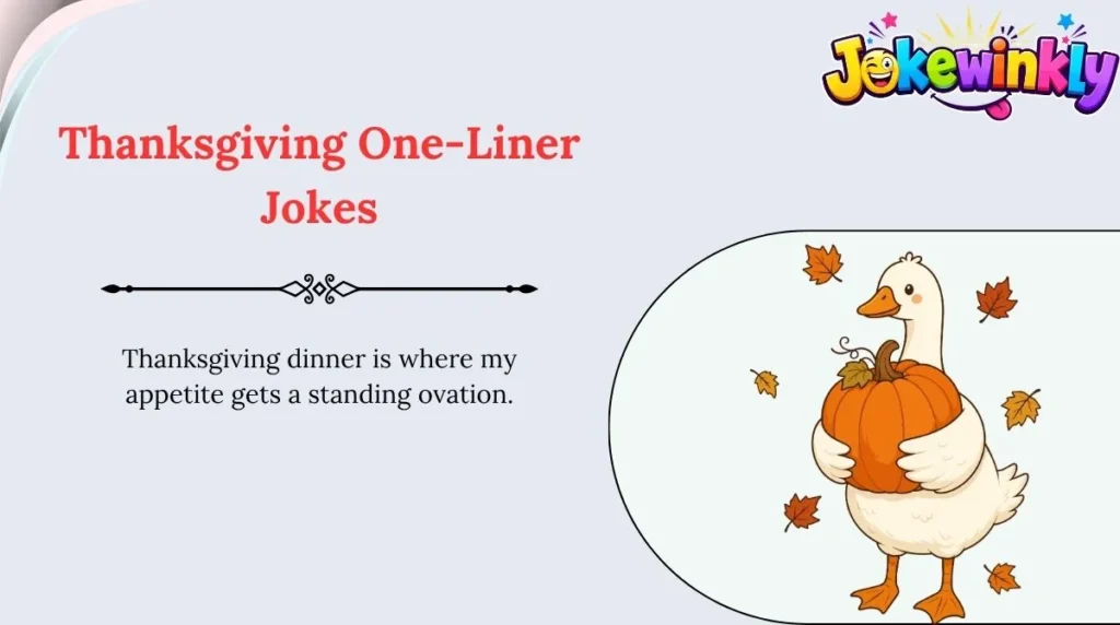 Thanksgiving One-Liner Jokes